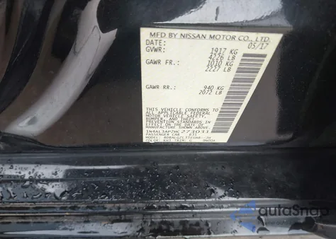 2017 Nissan Altima 2.5 S from USA, damaged, VIN 1N4AL3AP2HC273031